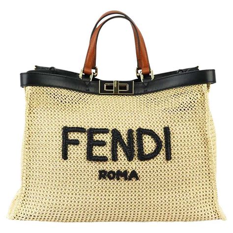 fendi straw bags